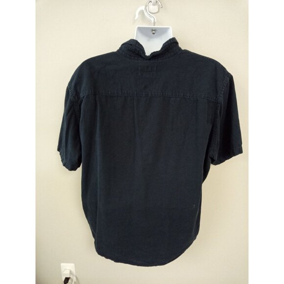 Croft and Barrow Men's Blue Short Sleeve button down shirt XXL - Picture 2 of 4